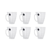 طقم مج زجاج لومينارك موزة 6 قطعة P3392 