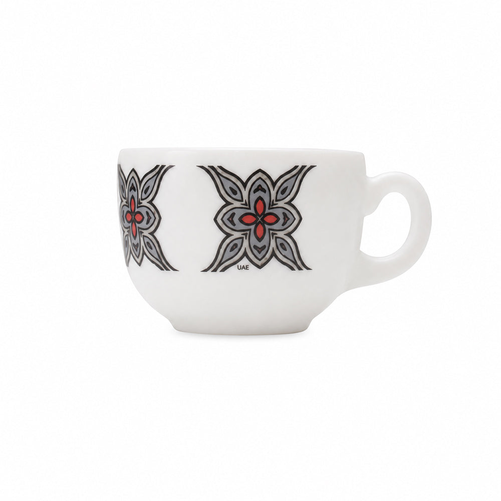 Set of 6 Arcopal Essence Cesariomara cups and saucers