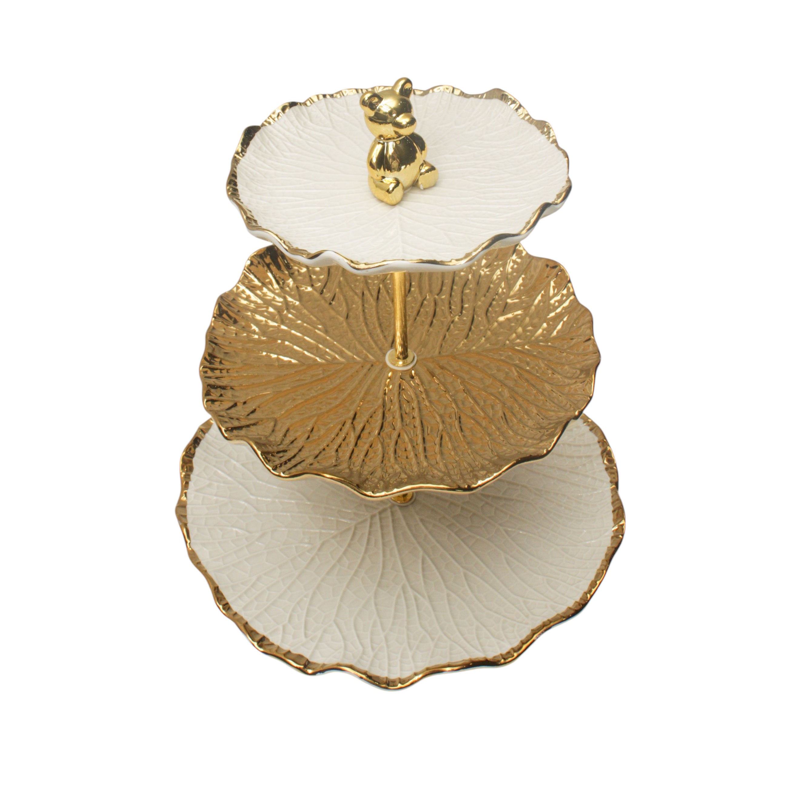 Gilded porcelain carrier
