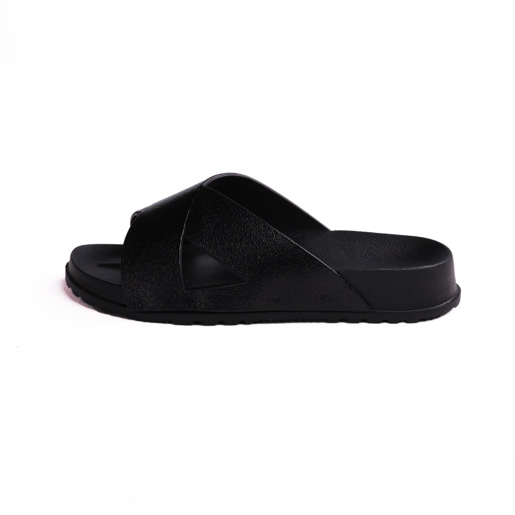 Black Criss Cross X-Galaxy Slide - شريحة X-Galaxy ذات الصليب الأسود المتقاطع 
