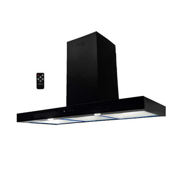 FLATO PRO PLUS BL 90 CM شفاط مطبخ تركى ,3 سرعات, اضاءة ليد قوة شفط 1000