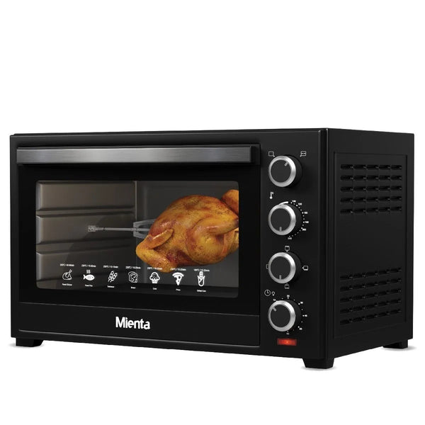 فرن ميانتا كهربائي بشواية و مروحة 60 لتر - اسود موديل OV301138A
