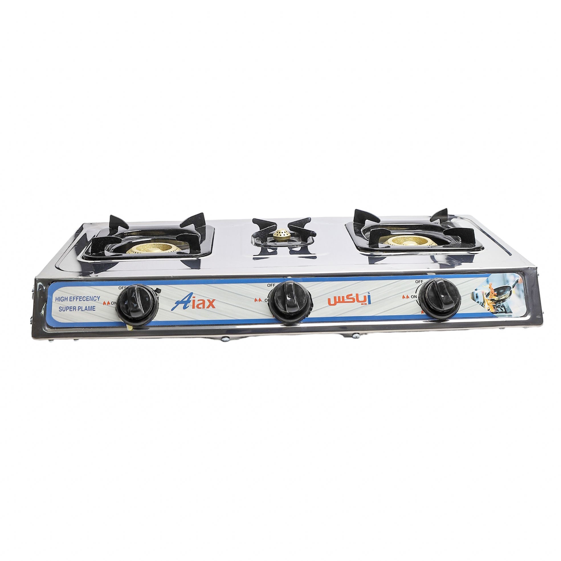 مسطح غاز 3 عين استانلس KGC-300 