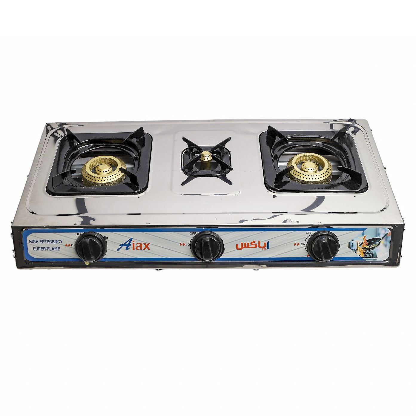 مسطح غاز 3 عين استانلس KGC-300 