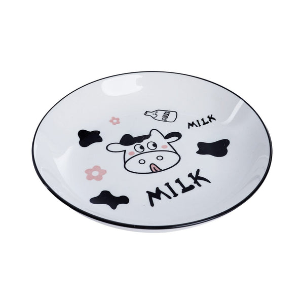 Milk Plain Porcelain Flat Plate Model 1040