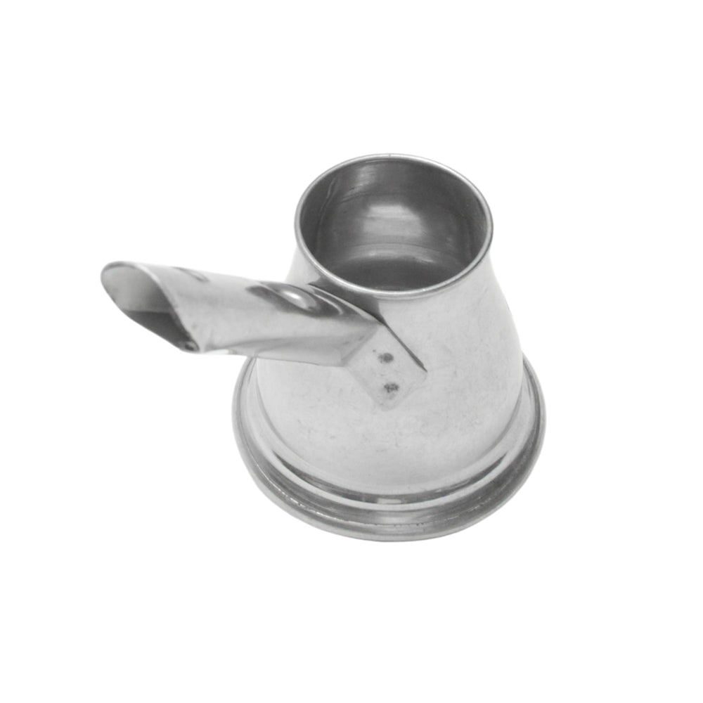 Stainless steel kettle, size 1, flowers