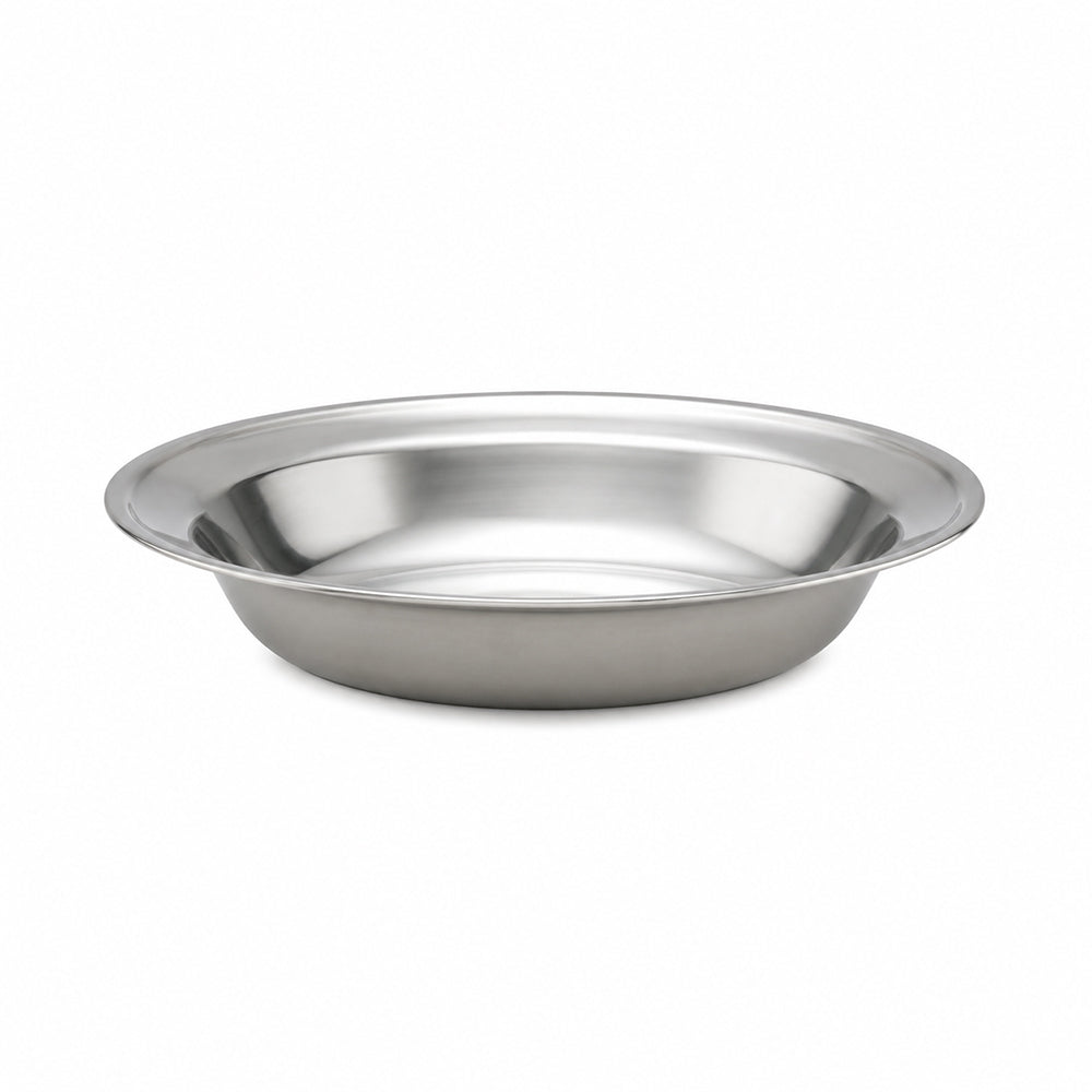 Stainless steel koshary plate