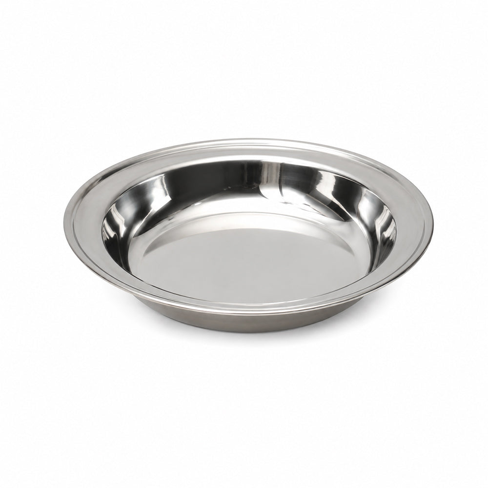 Stainless steel koshary plate
