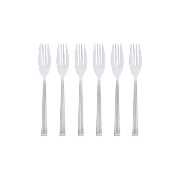6-piece cake fork set, Oxford lines 3501
