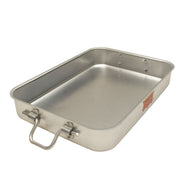 Sally 80" Rectangular Aluminum Oven Tray with Handle
