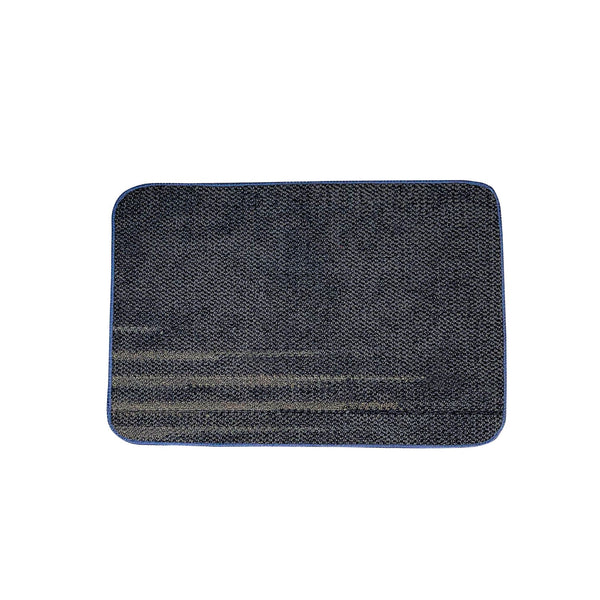 Mack striped floor mat