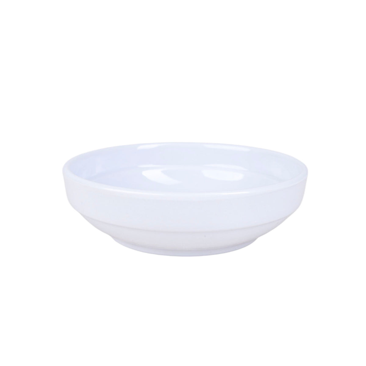 Melamine Dessert Bowl 12.5 cm Plain White