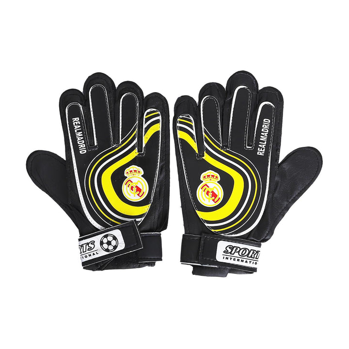 Guantes de Futbol Realmadrid para niños Negro/Amarillo