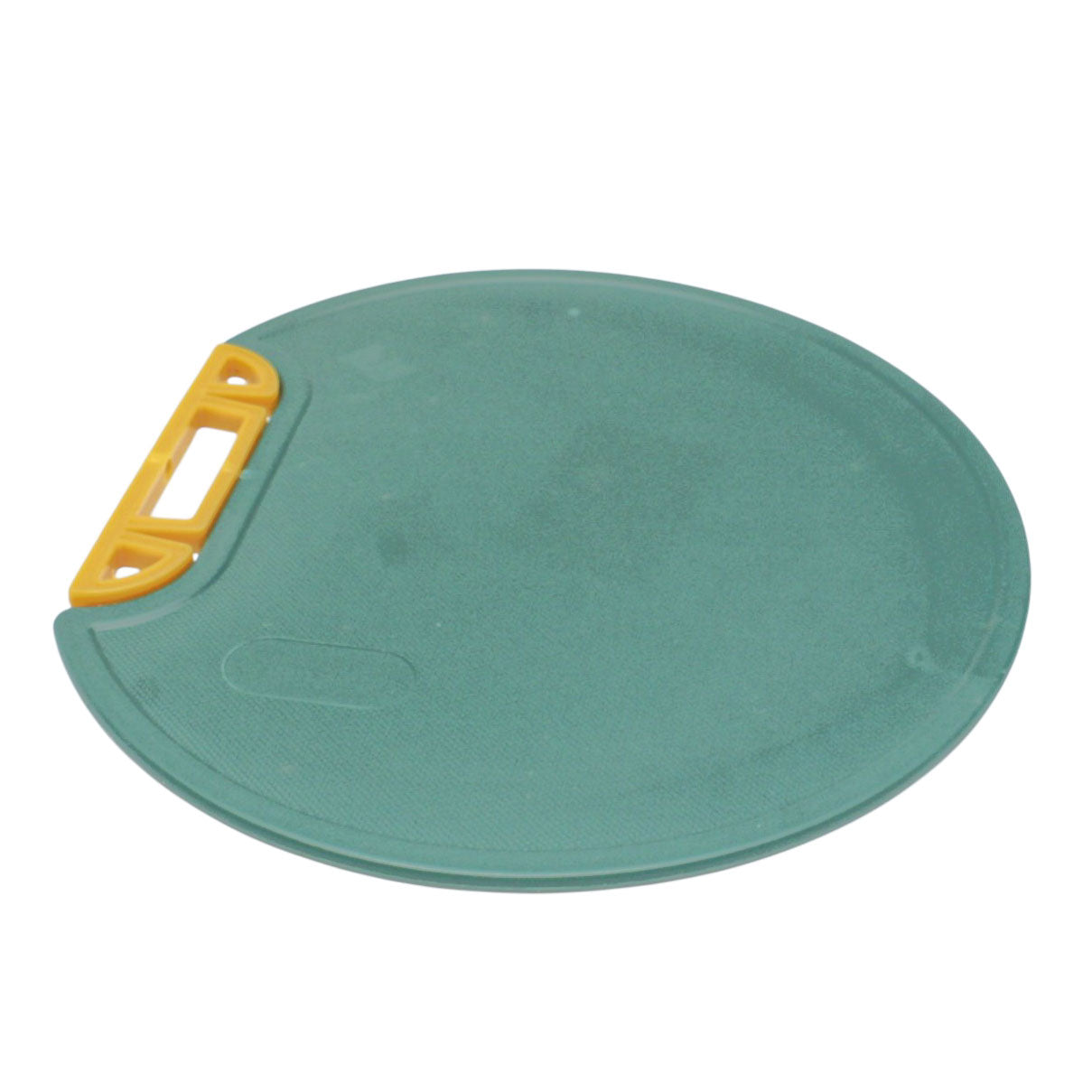Lux Plastic Cutter Round Small Yellow Handle