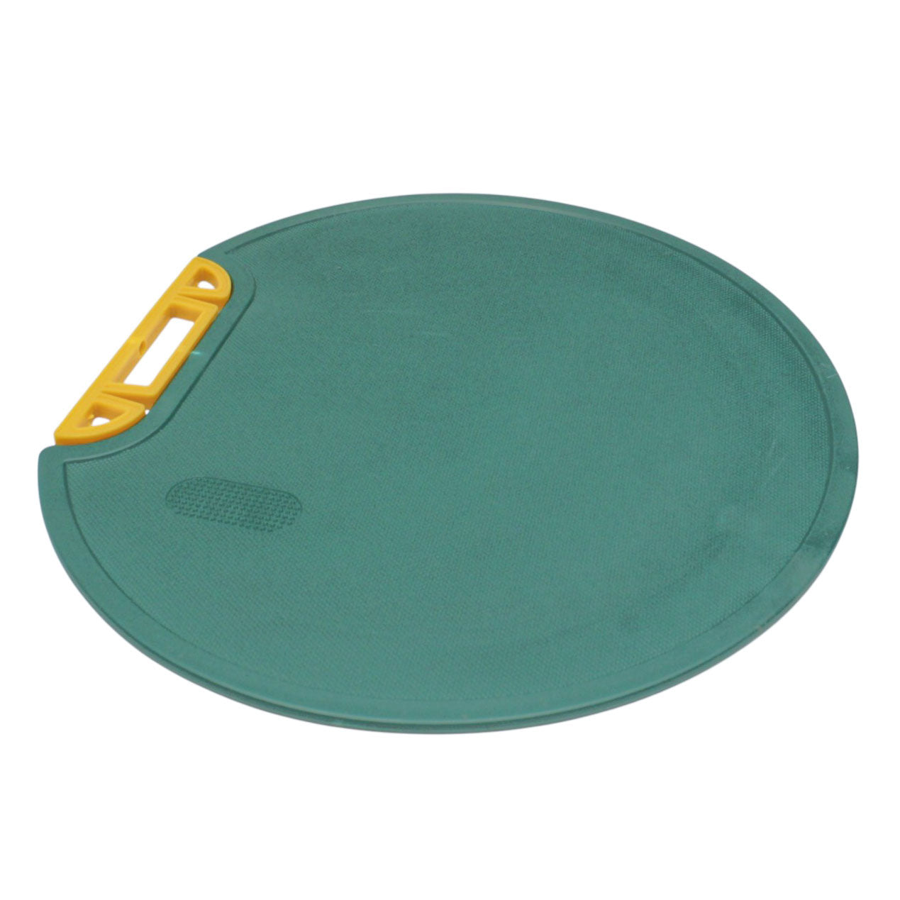 Lux Round Plastic Cutter with Yellow Handle