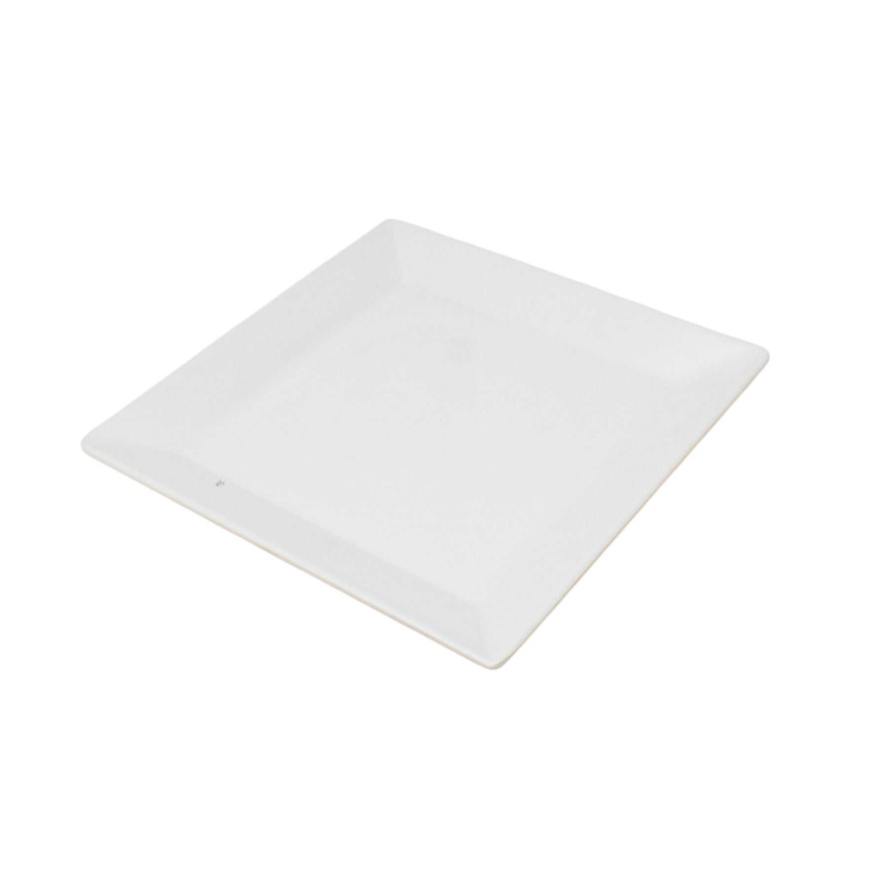 Japanese melamine plate, square shape, 19 cm