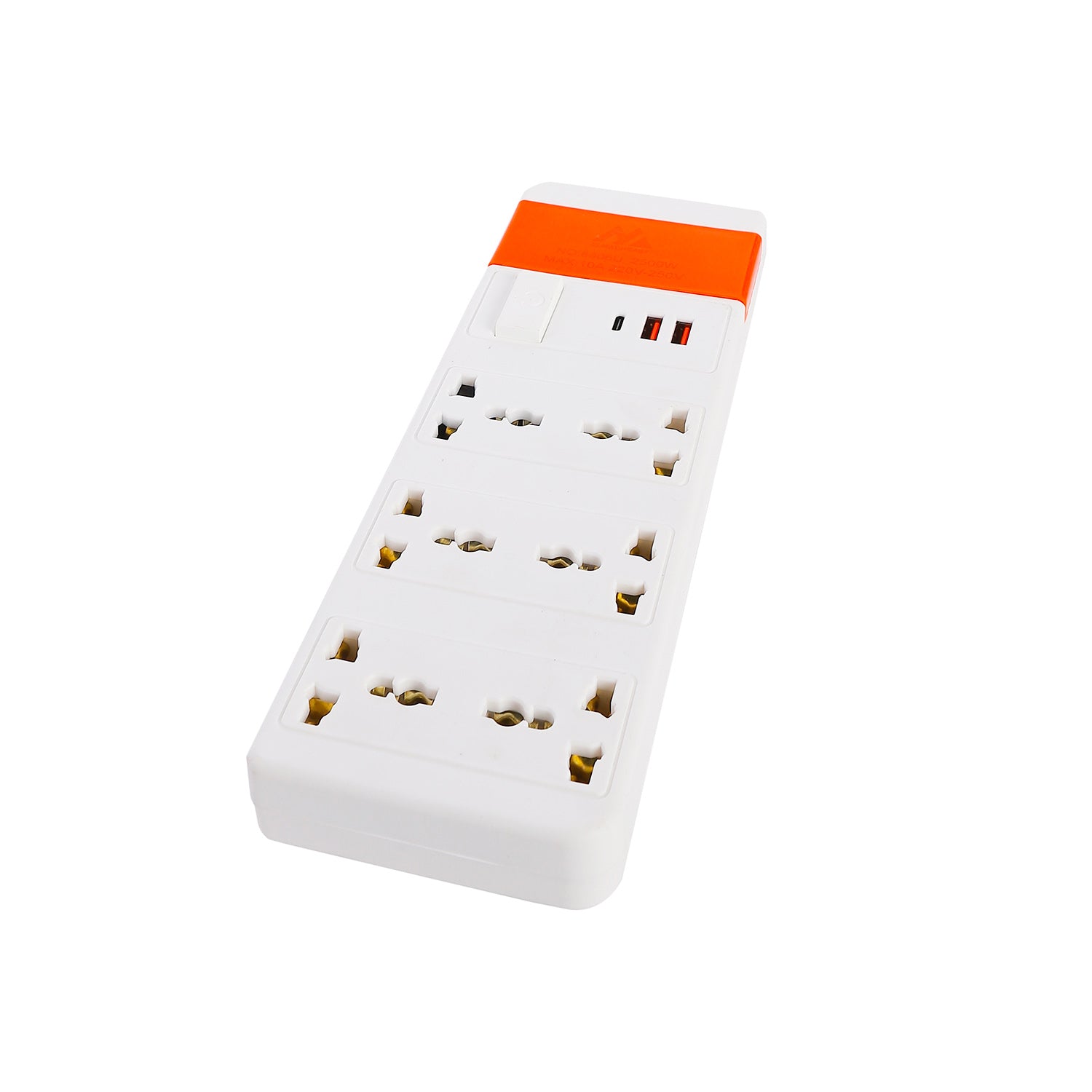 مشترك كهربائي المغربي 6 عين 2 متر USB موديل 8806U 