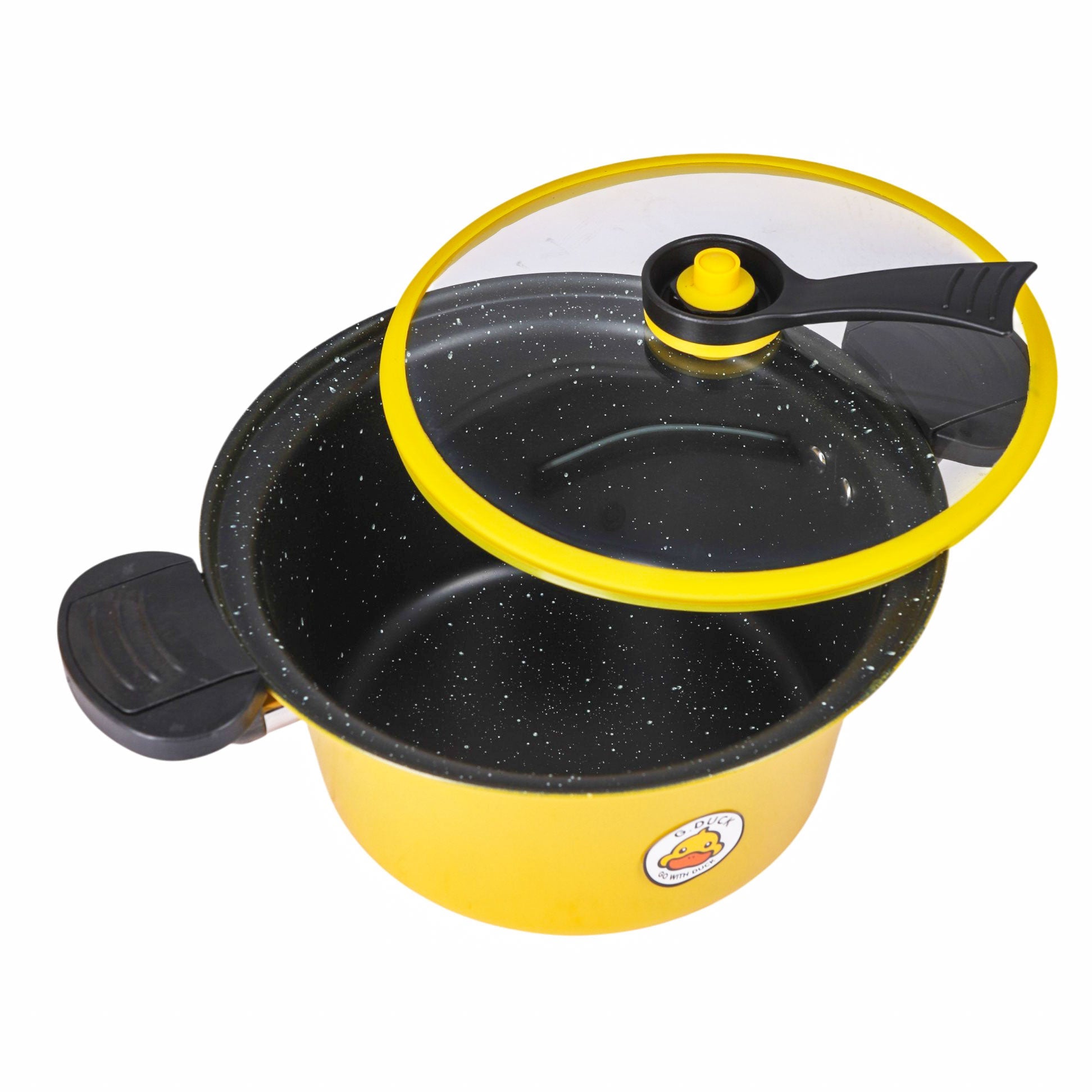 حلة تحمير بطوط غطاء زجاج G.DUCK مقاس 22 موديل PP-204 