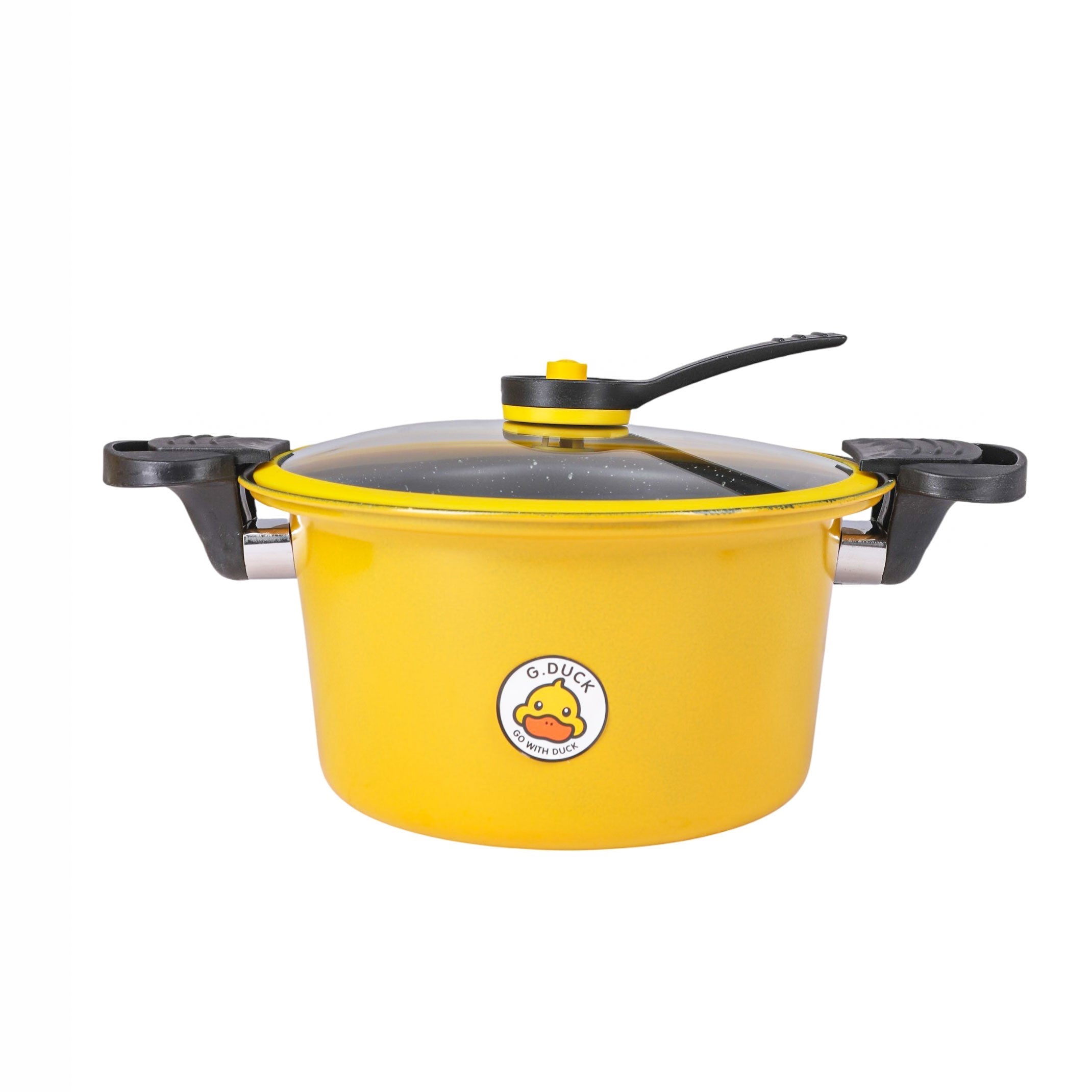 حلة تحمير بطوط غطاء زجاج G.DUCK مقاس 22 موديل PP-204 