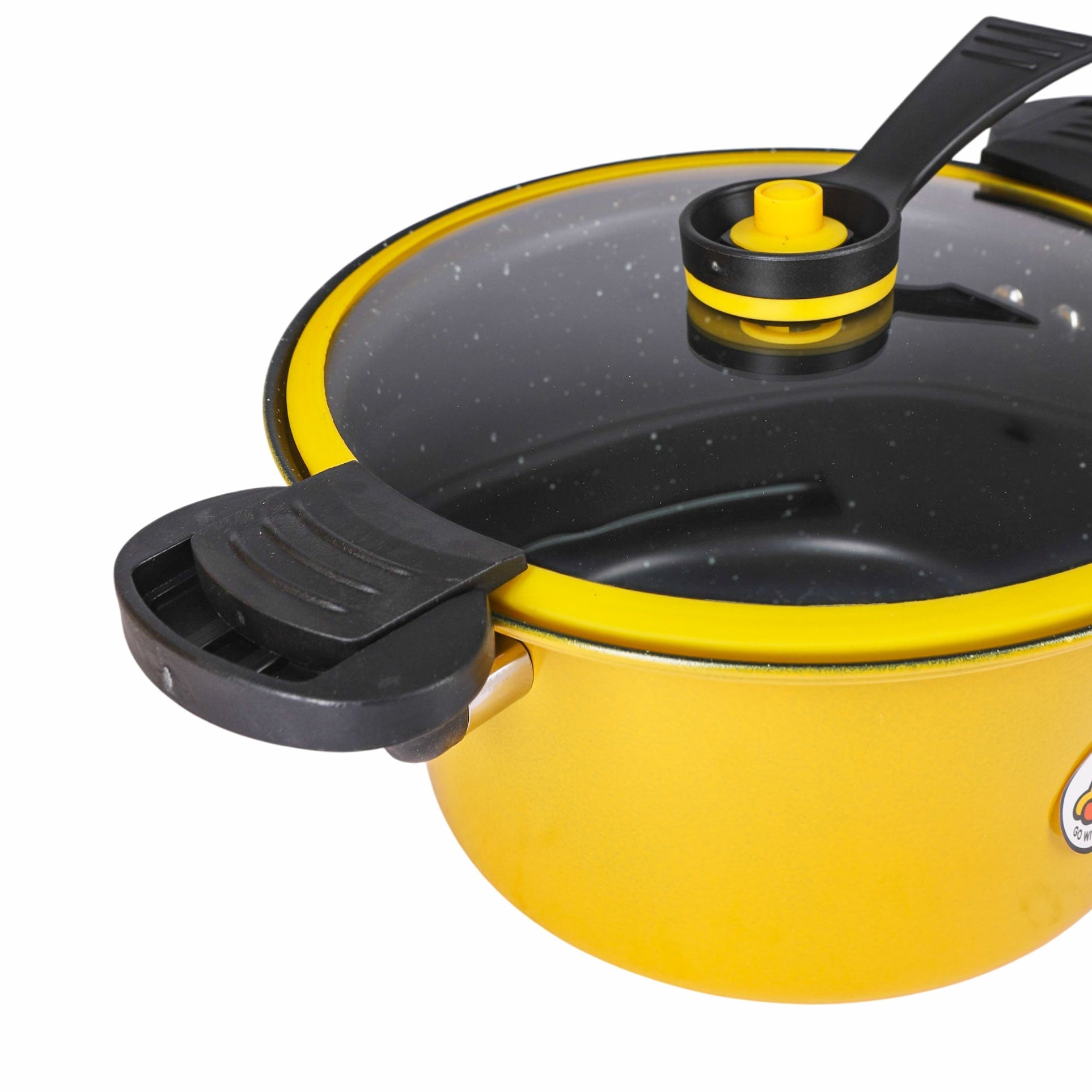 حلة تحمير بطوط غطاء زجاج G.DUCK مقاس 22 موديل PP-204 