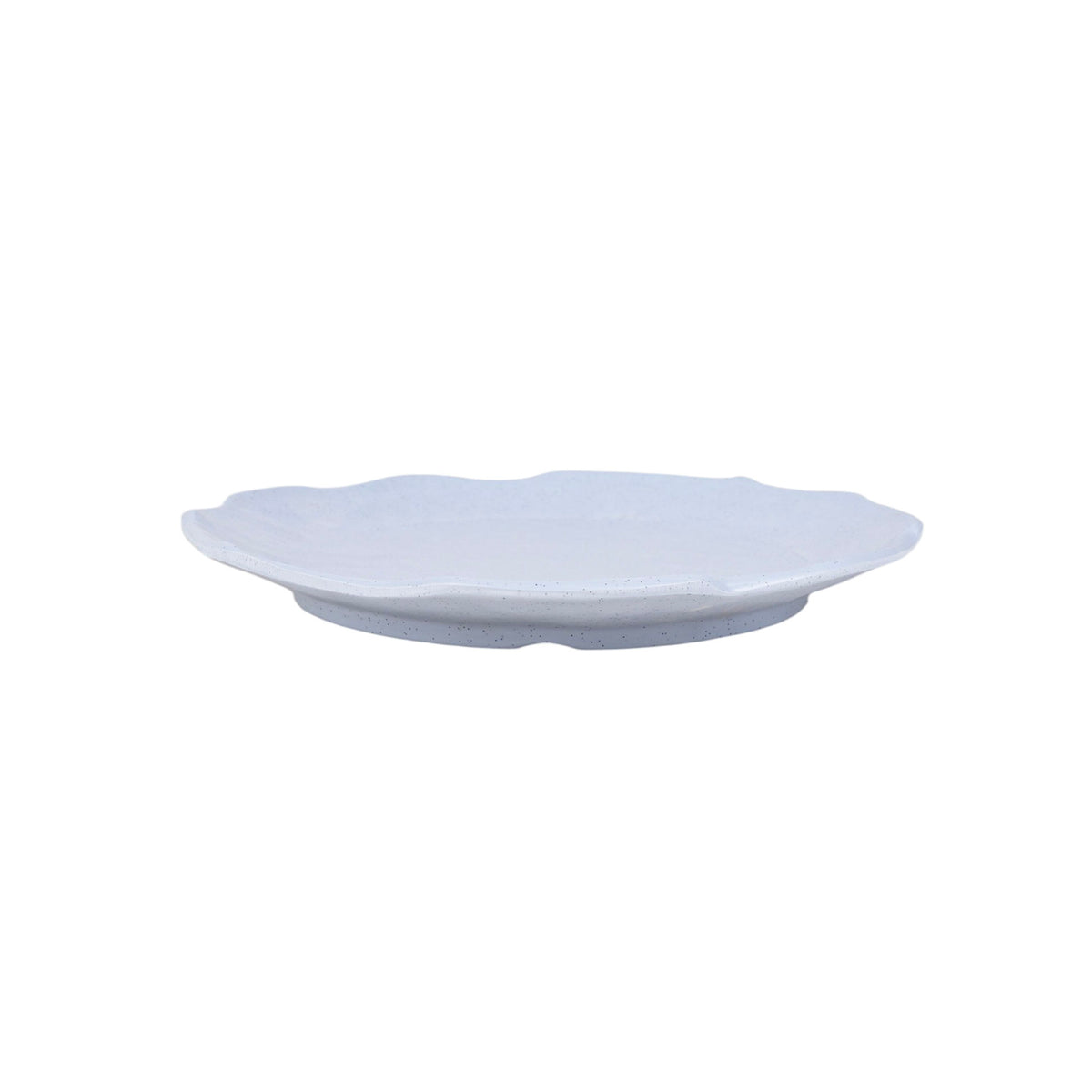 طبق ميلامين مسطوح حجري مستدير الوان مقاس 27