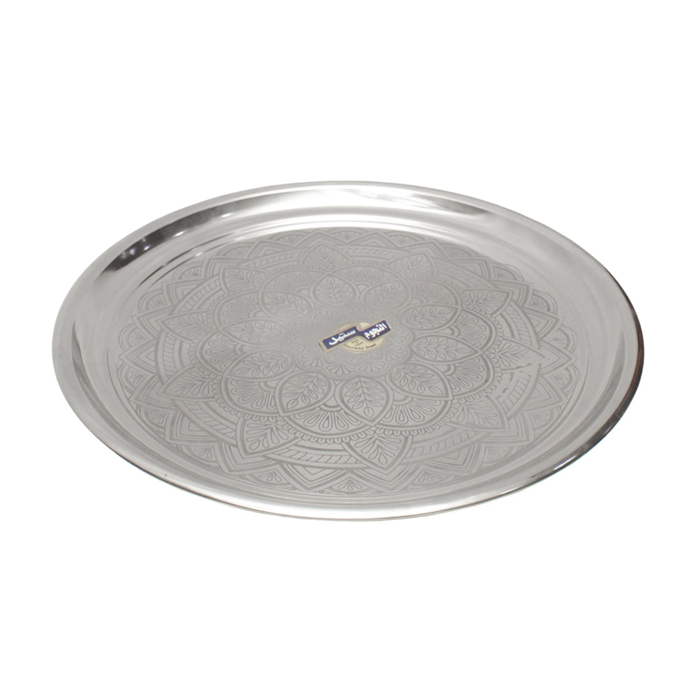 Stainless steel dinner tray, size 50 stars