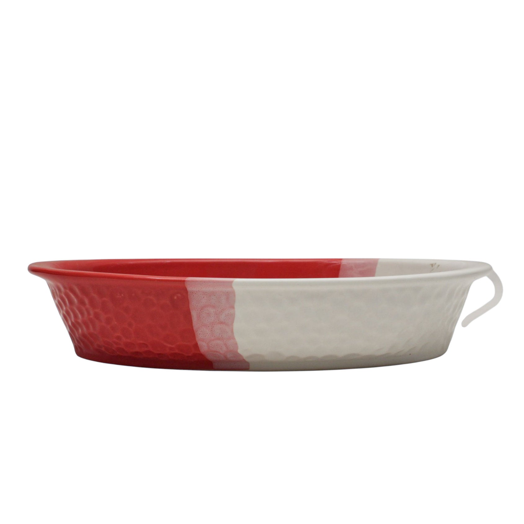 Bubbles Ceramic Casserole, Large, Oval, Colors