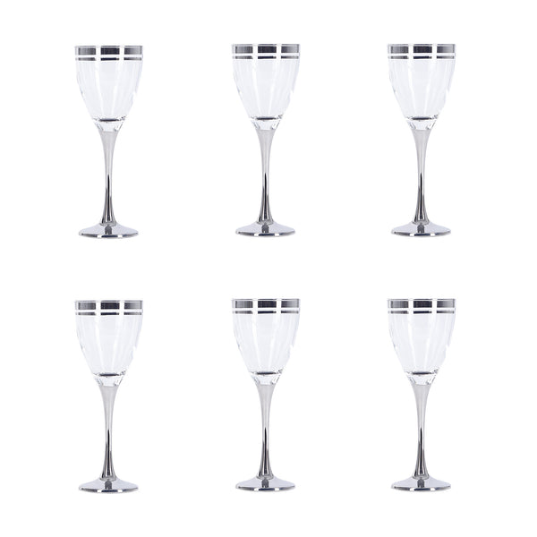 Fanar Frey Platinum Lip 6-Piece Glass Set Model 0822