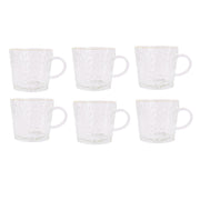 طقم مج زجاج 6 قطعة GLASS موديل BAR-17-76B 