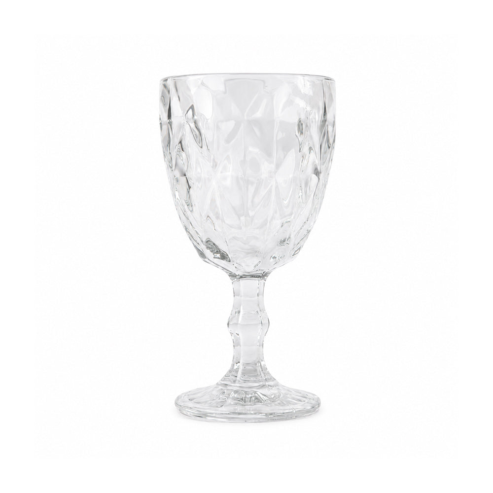 طقم كاس زجاج دريم 6 قطعة DIAMOND STEMWARE موديل 2-4001