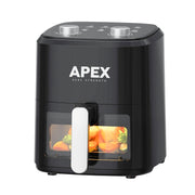 قلاية هوائية APEX مرئية 5 لتر 1500 وات سعة XL كومباكت موديل APEX15XL25M-(TN) 