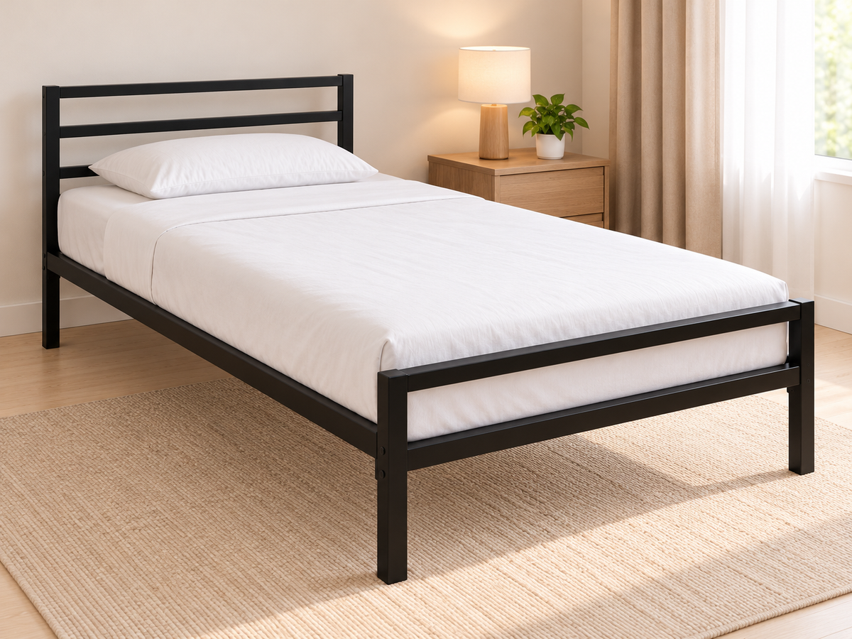 120 cm metal bed - Dr. Alaa Mobilia