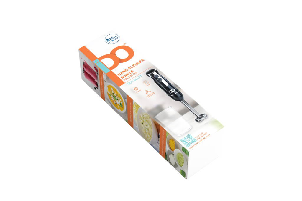 مضرب بيض يدوي 600 مللي 500 وات IDO موديل HBL800-BK 