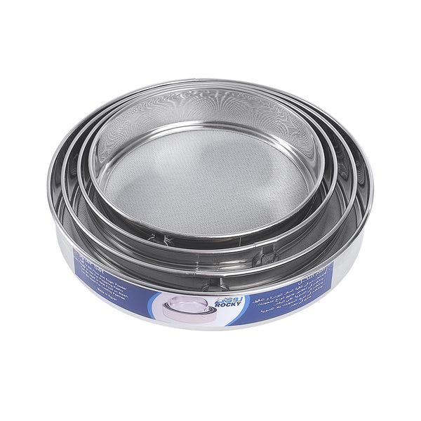 طقم منخل ستانلس روكي 4 قطعة موديل 1048657