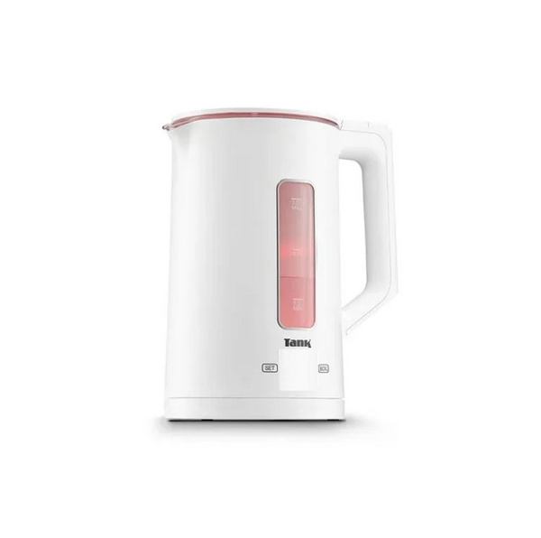 غلاية كهربائية تانك بلاستيك 1500 وات 1.5 لتر فريم وردي موديل DG-2338