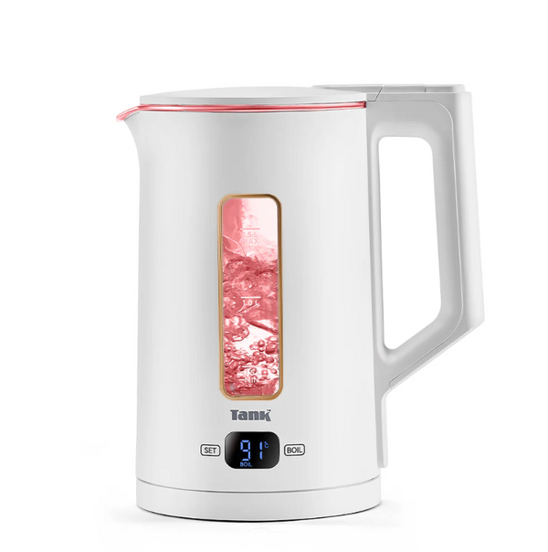 غلاية كهربائية تانك بلاستيك 1500 وات 1.5 لتر ديجيتال فريم جولد موديل DG-2338-ES