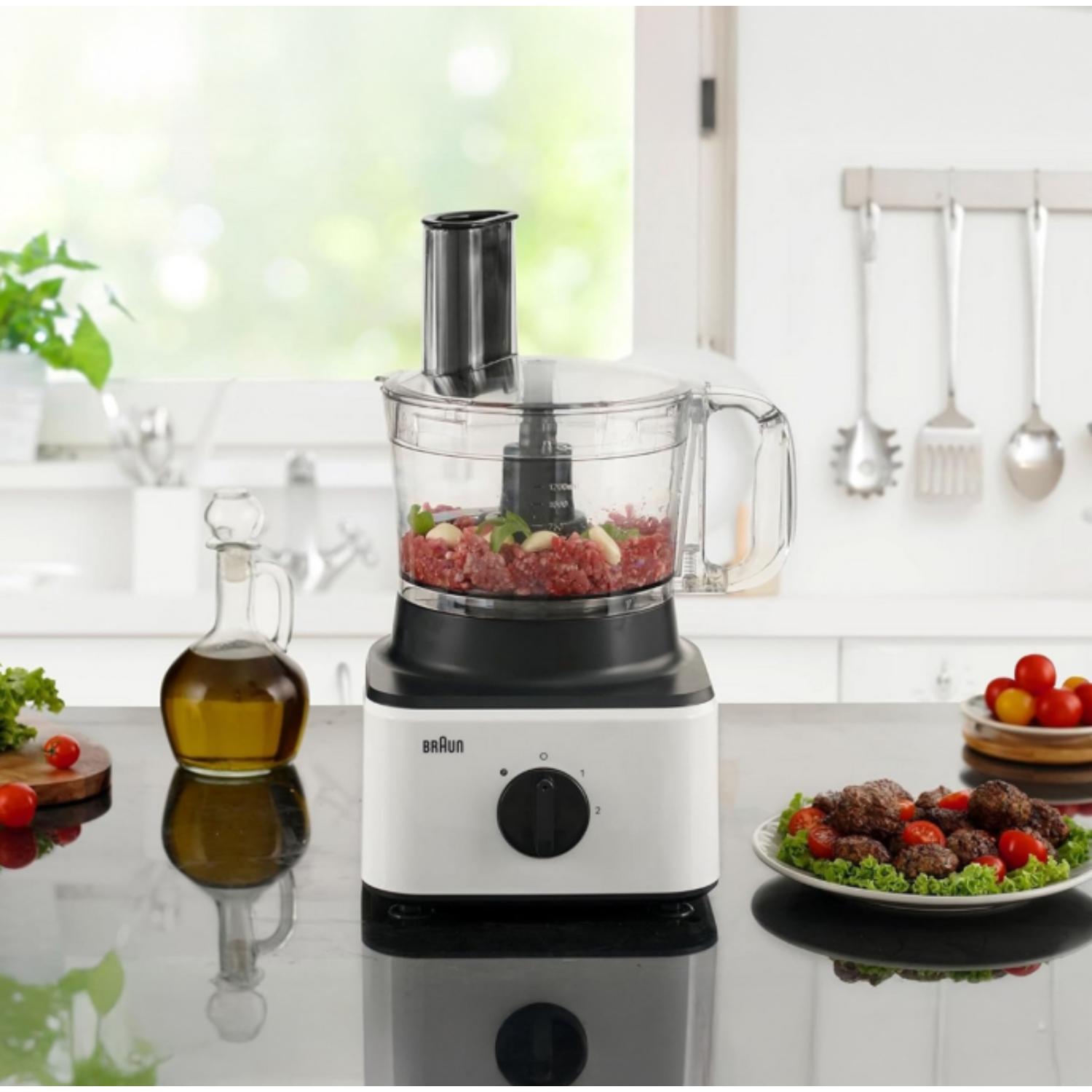 محضر طعام براون 750 وات موديل FP0145WH 