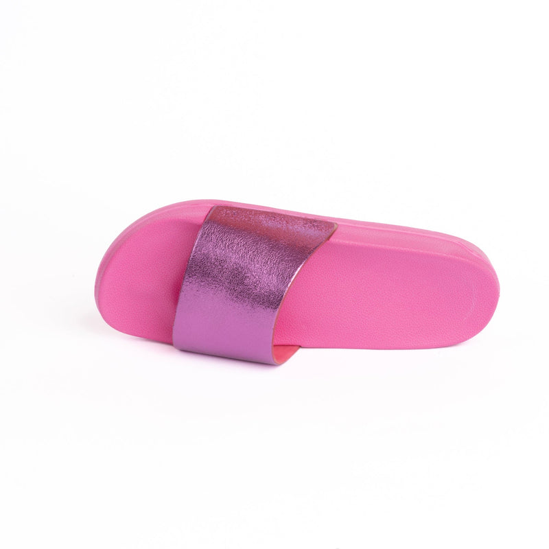 Galaxy Slides for Teen Girls -شبشب شرائح جالاكسي بناتي 