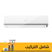 تكييف تورنيدو حائطي 3 حصان بارد / سخن ابيض موديل TY-C24WEE 