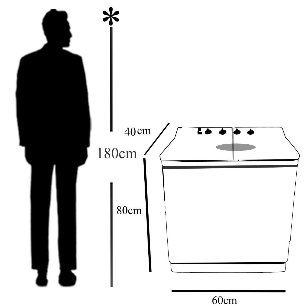 غسالة هاف باور ماتيك 10 كيلو wha-wh1-10kg-unlابيض- يونيفرسال 
