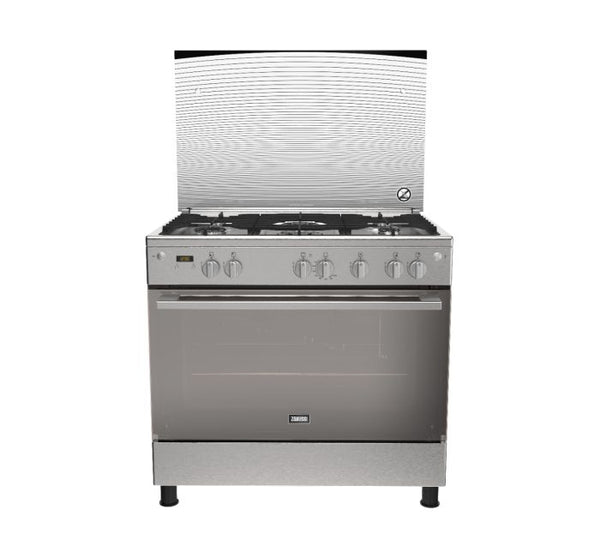 بوتجاز زانوسي 90 سم 5 شعلة كوول ماكس ستانلس ستيل موديل ZCG94396XB