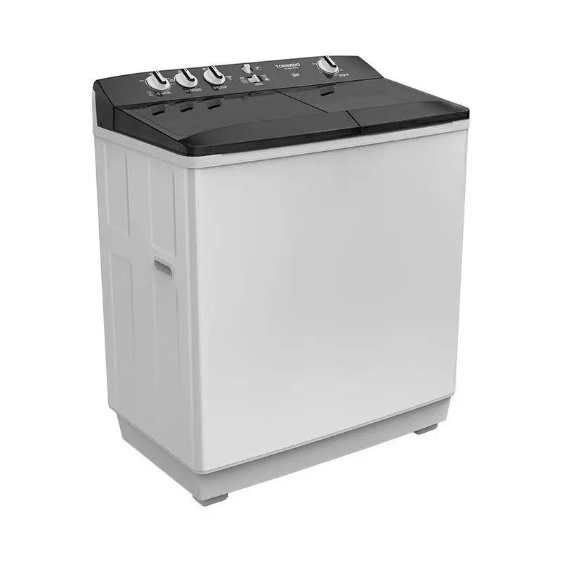 غسالة ملابس تورنيدو هاف 12 كيلو ابيض موديل TVH-HM12TS(WK) 