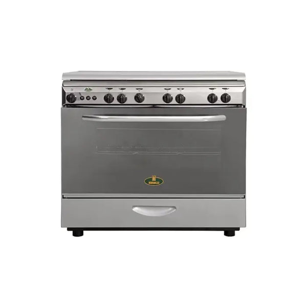 فرن 5 شعلة 90 ستيل مدور - كريازي