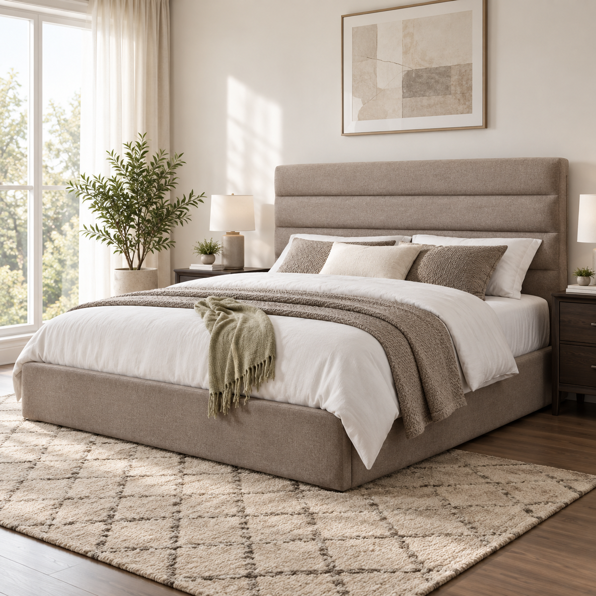 سرير MDF بيچ