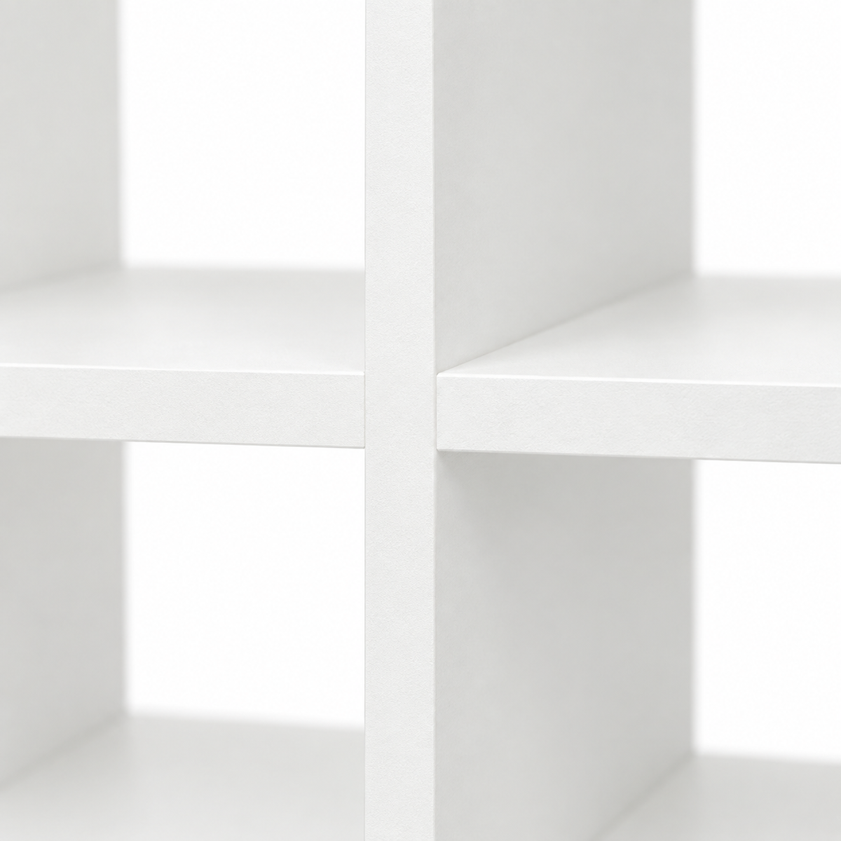 مكتبة MDF أبيض - 150×75×40 سم