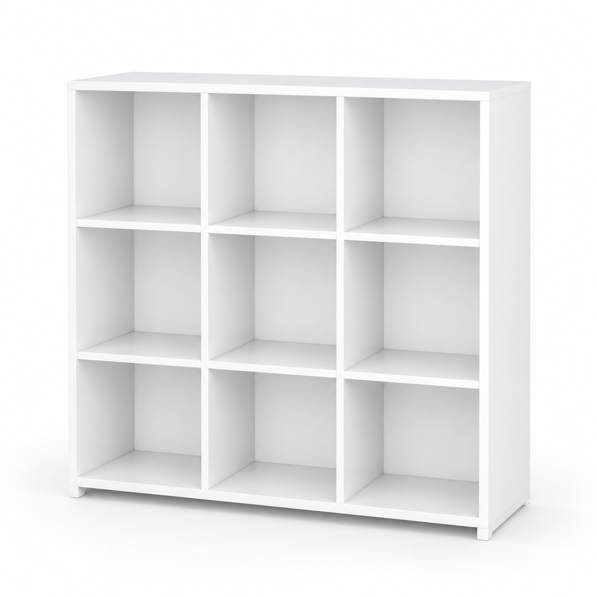 مكتبة MDF أبيض - 84×30×80×28 سم