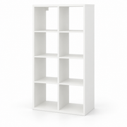 مكتبة MDF أبيض - 150×75×40 سم