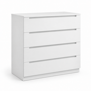 وحدة أدراج MDF 4 أدراج أبيض - 90×90×45 سم