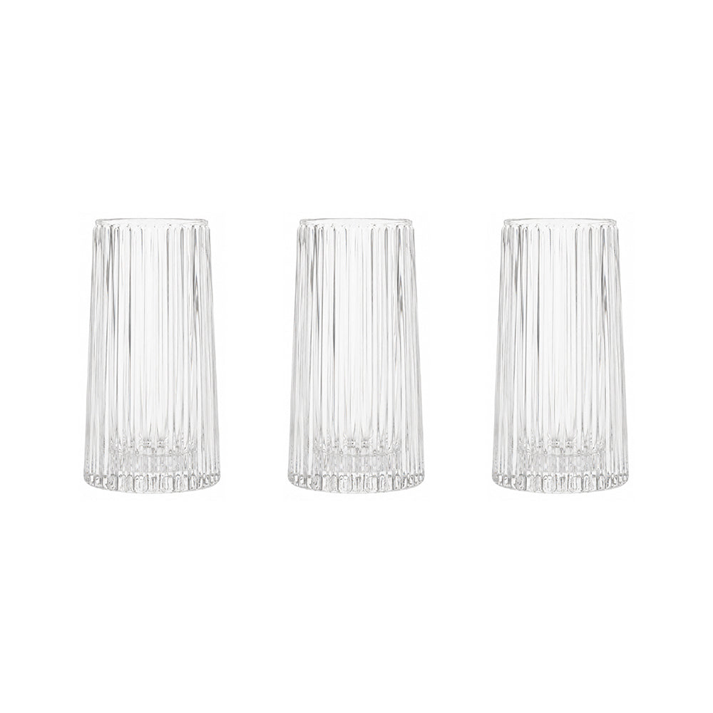 طقم شوب زجاج CITY GLASS كامليا 270 مللي 3 قطعة