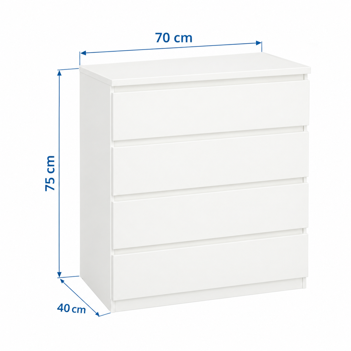 وحدة أدراج MDF - 70×40 سم - موديل WDY119